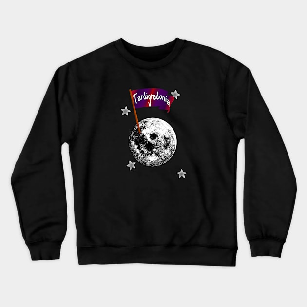 Tardigrades Moon Colonization Tardigradonia Crewneck Sweatshirt by Mindseye222